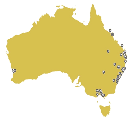 Map of Australia