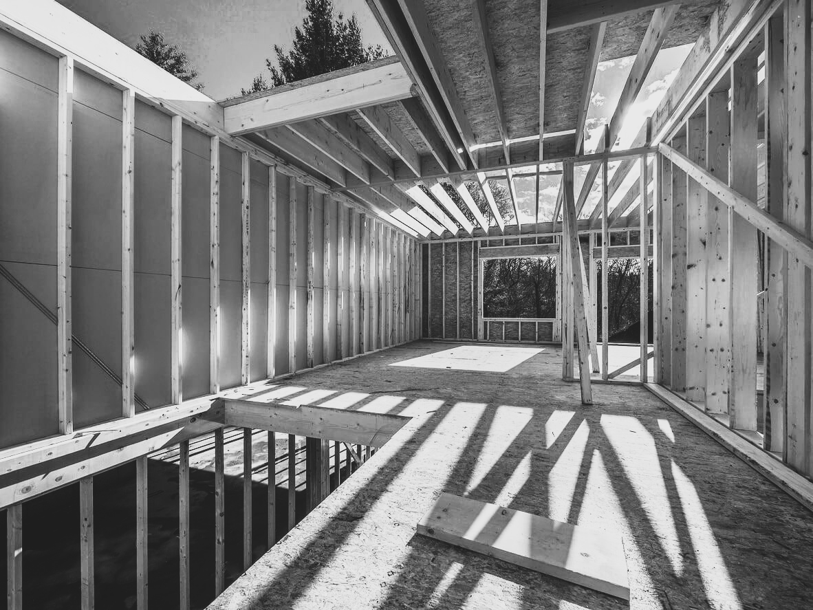 Developer finance project: House under construction showcasing progress and investment in residential property.